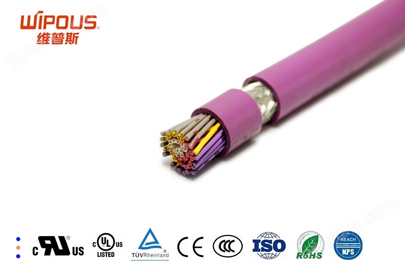 UL20233-S 300V 80℃ UL+CUL认证 PUR护套柔性屏蔽数据电缆