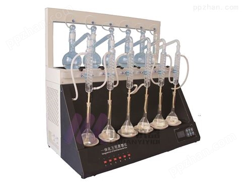 食品检测一体化蒸馏仪CYZL-6C氨氮蒸馏器