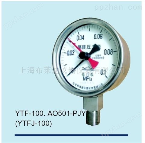 YTF-100.AO501-PJY记忆型压力表