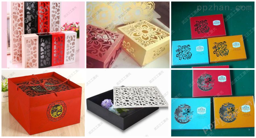 纸质包装盒激光刻花机-印刷纸品激光雕花机